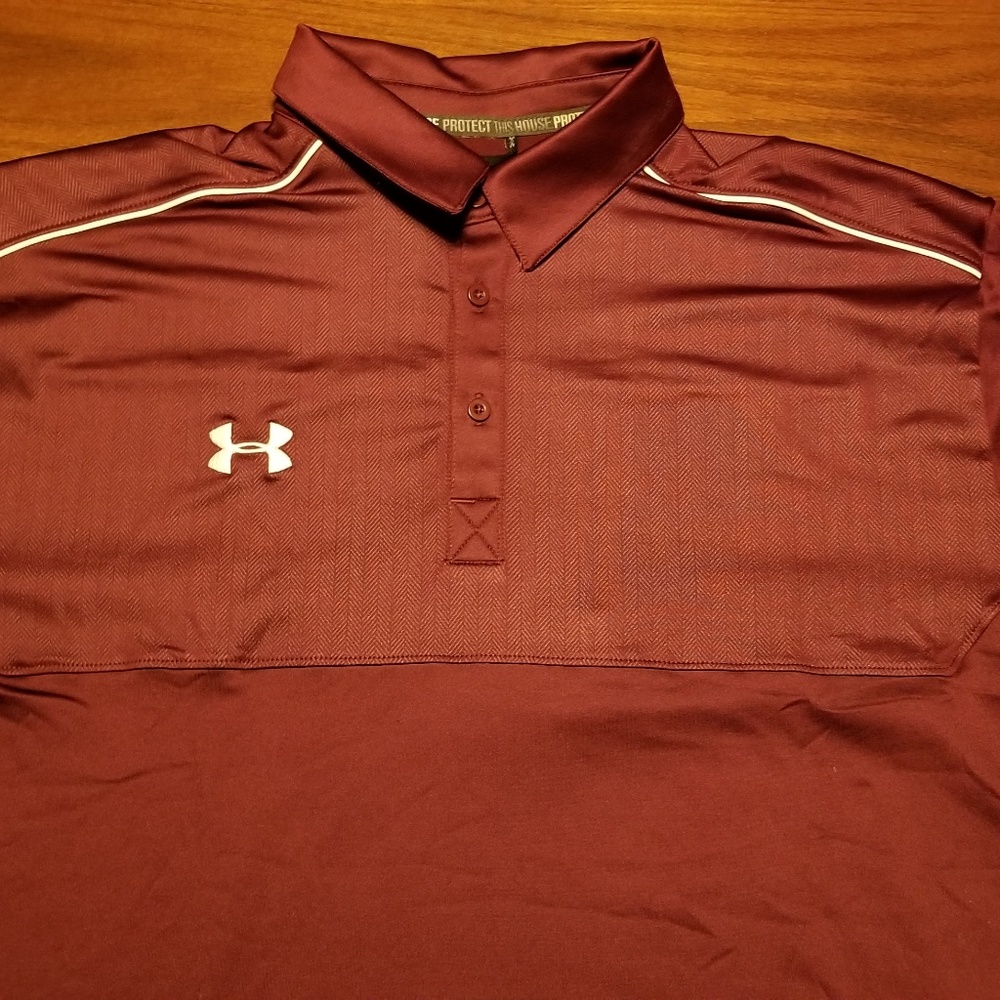 Under Armour Golf Shirt Short Sleeve - XL